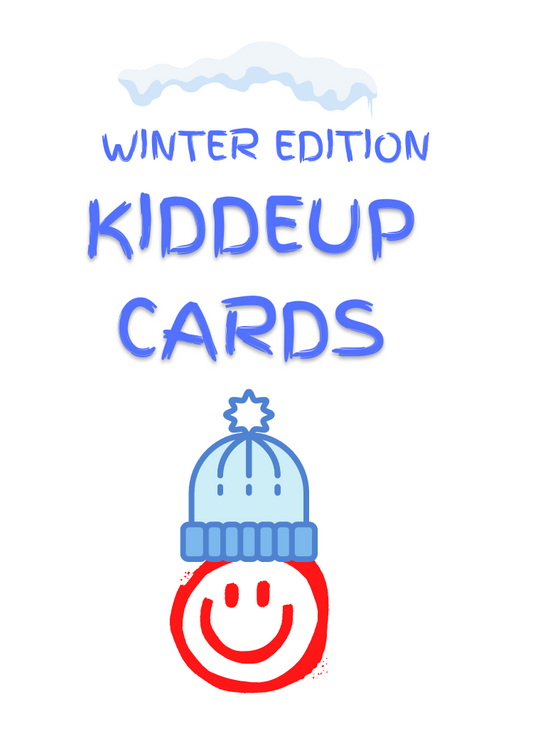 Kiddeup Card Deck and Case - "Winter Edition" Support our Kickstarter and Get Our Cards